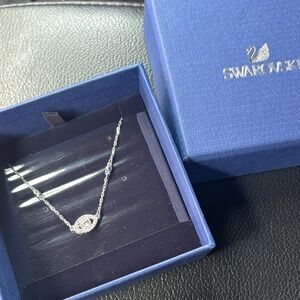 Swarovski Silver Eye Pendant Necklace